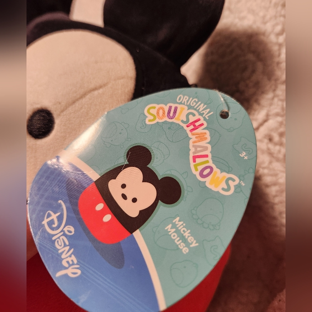 Disney Squishmallow Mickey Mouse Plush - Picture 5 of 6